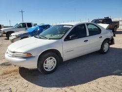 Salvage cars for sale from Copart Andrews, TX: 1999 Plymouth Breeze Base