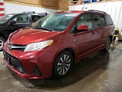 Toyota salvage cars for sale: 2018 Toyota Sienna LE