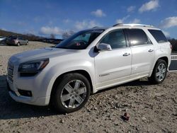 Salvage cars for sale at West Warren, MA auction: 2016 GMC Acadia Denali