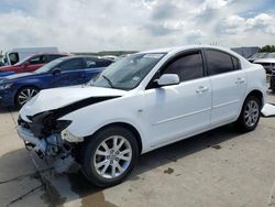 Salvage cars for sale from Copart Grand Prairie, TX: 2007 Mazda 3 I