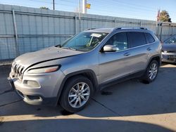 Salvage cars for sale from Copart Littleton, CO: 2014 Jeep Cherokee Limited