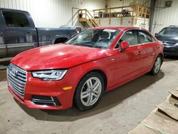 Audi A4 salvage cars for sale: 2017 Audi A4 Prestige