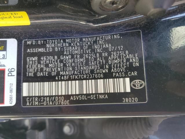 2012 Toyota Camry Base