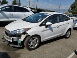 Salvage cars for sale at Rancho Cucamonga, CA auction: 2015 Ford Fiesta SE