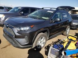 Salvage cars for sale at Brighton, CO auction: 2020 Toyota Rav4 LE