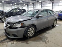 Salvage cars for sale at Ham Lake, MN auction: 2018 Nissan Sentra S