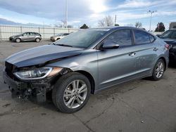 Hyundai salvage cars for sale: 2018 Hyundai Elantra SEL