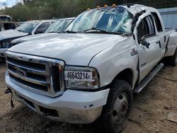 Salvage cars for sale at Hurricane, WV auction: 2005 Ford F350 Super Duty