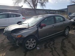 Honda salvage cars for sale: 2006 Honda Civic LX