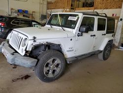 Jeep salvage cars for sale: 2017 Jeep Wrangler Unlimited Sahara