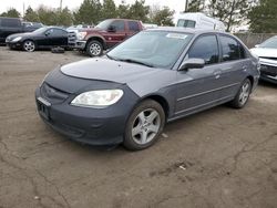 Salvage cars for sale from Copart Denver, CO: 2004 Honda Civic EX