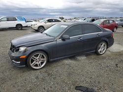 Mercedes-Benz C 250 salvage cars for sale: 2013 Mercedes-Benz C 250