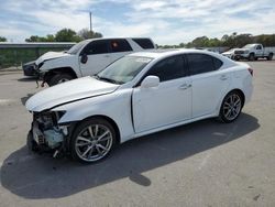 Salvage cars for sale from Copart Orlando, FL: 2008 Lexus IS 350