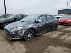 Salvage cars for sale at Woodhaven, MI auction: 2015 Ford Focus SE