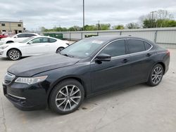 Salvage cars for sale at Wilmer, TX auction: 2017 Acura TLX Advance