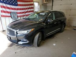 Salvage cars for sale at Lyman, ME auction: 2018 Infiniti QX60