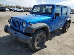 Salvage cars for sale at Cahokia Heights, IL auction: 2016 Jeep Wrangler Unlimited Sport