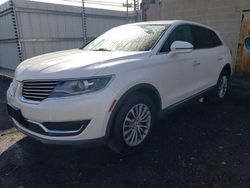 Salvage cars for sale from Copart New Britain, CT: 2016 Lincoln MKX Select