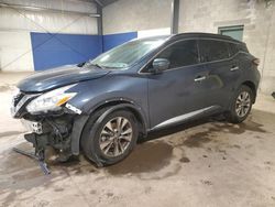 Salvage cars for sale at Chalfont, PA auction: 2016 Nissan Murano S