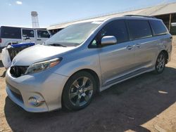 Toyota Sienna salvage cars for sale: 2016 Toyota Sienna SE