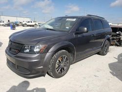 Salvage cars for sale at Haslet, TX auction: 2018 Dodge Journey SE