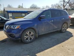 Salvage cars for sale from Copart Wichita, KS: 2018 Nissan Pathfinder S