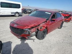 Salvage cars for sale at North Las Vegas, NV auction: 2023 Hyundai Elantra Blue