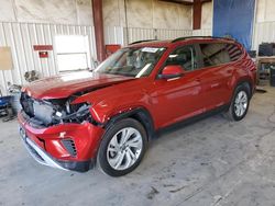 Salvage cars for sale at Helena, MT auction: 2021 Volkswagen Atlas SE