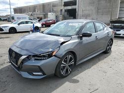 Salvage cars for sale at Fredericksburg, VA auction: 2021 Nissan Sentra SR