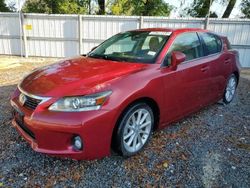 Salvage cars for sale from Copart Ocala, FL: 2012 Lexus CT 200