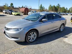 Salvage cars for sale at Gaston, SC auction: 2015 Chrysler 200 Limited