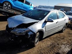 Salvage cars for sale at Brighton, CO auction: 2017 Toyota Corolla L