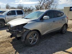 Salvage cars for sale at Wichita, KS auction: 2015 Hyundai Tucson GLS
