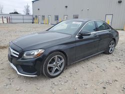 Salvage cars for sale from Copart Appleton, WI: 2018 Mercedes-Benz C 300 4matic