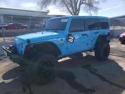 Jeep Wrangler salvage cars for sale: 2017 Jeep Wrangler Unlimited Sport