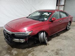 Honda Accord Touring salvage cars for sale: 2018 Honda Accord Touring