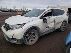 Salvage cars for sale from Copart Rocky View County, AB: 2018 Honda CR-V Touring