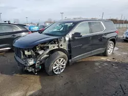 Salvage cars for sale at Indianapolis, IN auction: 2019 Chevrolet Traverse LS