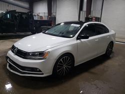Salvage cars for sale at West Mifflin, PA auction: 2015 Volkswagen Jetta SE