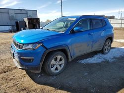 Salvage cars for sale from Copart Bismarck, ND: 2021 Jeep Compass Latitude