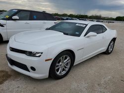 Salvage cars for sale at San Antonio, TX auction: 2015 Chevrolet Camaro LS