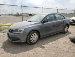 Salvage cars for sale from Copart Houston, TX: 2016 Volkswagen Jetta S