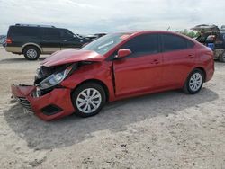 Salvage cars for sale at Houston, TX auction: 2021 Hyundai Accent SE