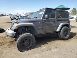 Jeep Wrangler Sport salvage cars for sale: 2017 Jeep Wrangler Sport