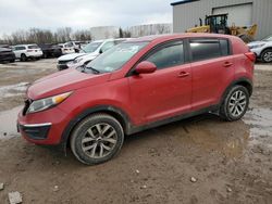 Salvage cars for sale at Central Square, NY auction: 2015 KIA Sportage LX