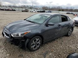 Salvage cars for sale from Copart Louisville, KY: 2020 KIA Forte FE