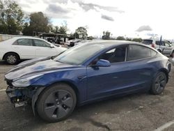 Salvage cars for sale from Copart Van Nuys, CA: 2021 Tesla Model 3