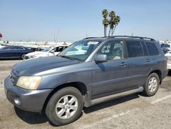 Salvage cars for sale from Copart Van Nuys, CA: 2002 Toyota Highlander Limited