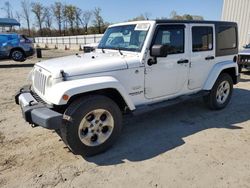 Jeep salvage cars for sale: 2014 Jeep Wrangler Unlimited Sahara