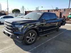 Salvage cars for sale at Wilmington, CA auction: 2017 Ford F150 Supercrew